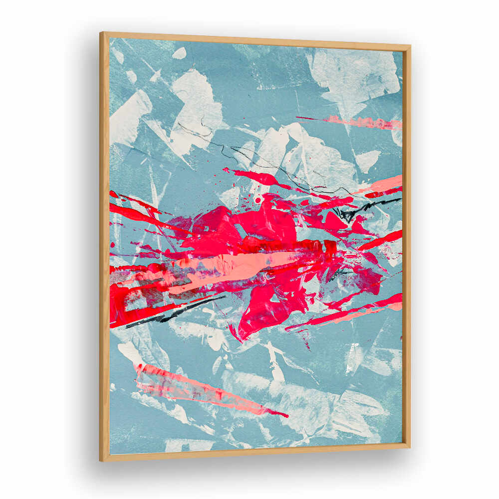 CRIMSON CHAOS BURST , ABSTRACT PAINTINGS