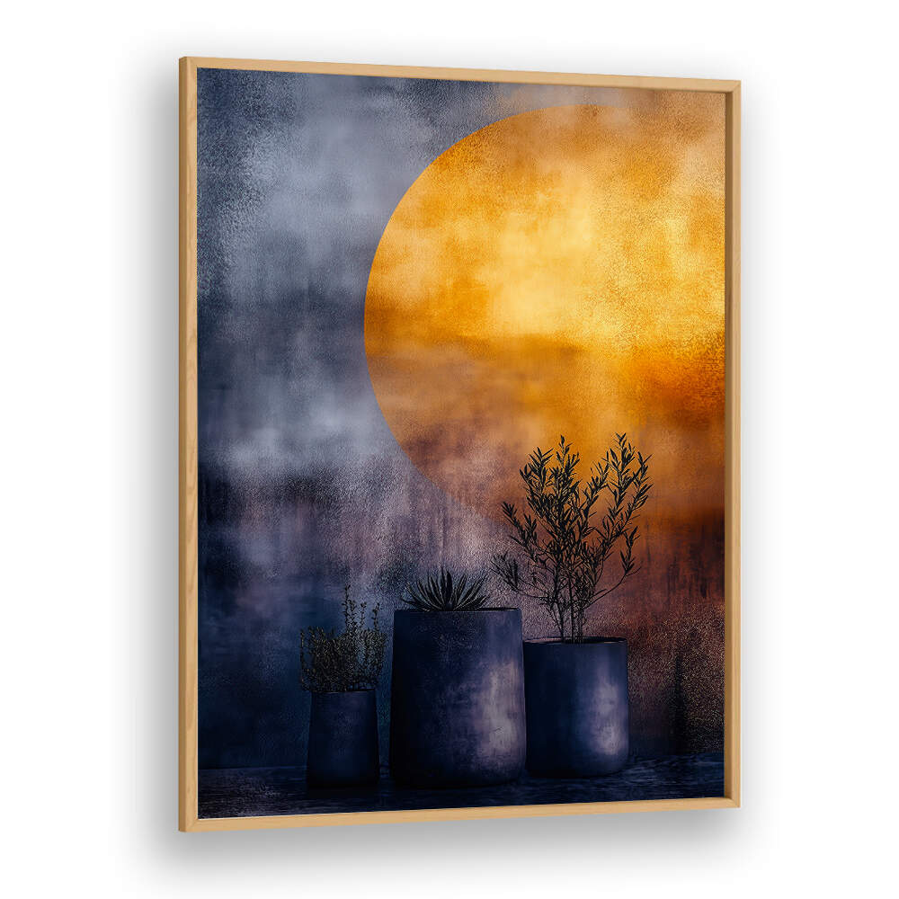 POTTED FLORALS EVERGREEN FLOWERS I , LANDSCAPE PAINTINGS