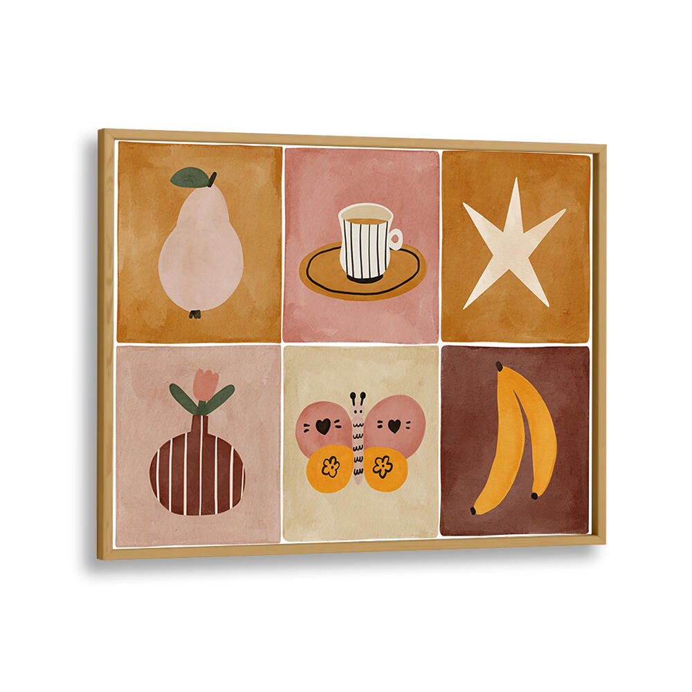 WHIMSICAL ICONS GALORE , KITCHEN POSTERS