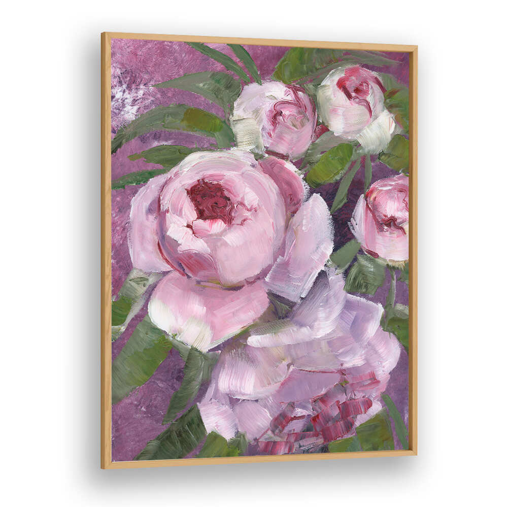 RYLEE PAINTERLY ROSES , FLORAL FLOWER PAINTINGS