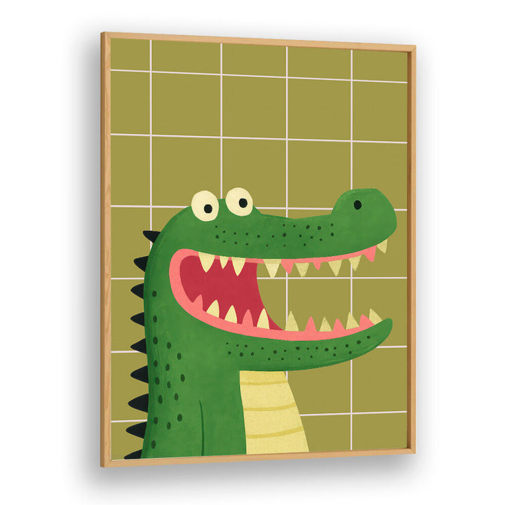 HAPPY ALLIGATOR FRIEND , KIDS ROOM PAINTINGS