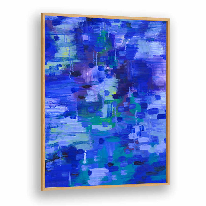 REFLECTIONS IN BLUE , ABSTRACT PAINTINGS