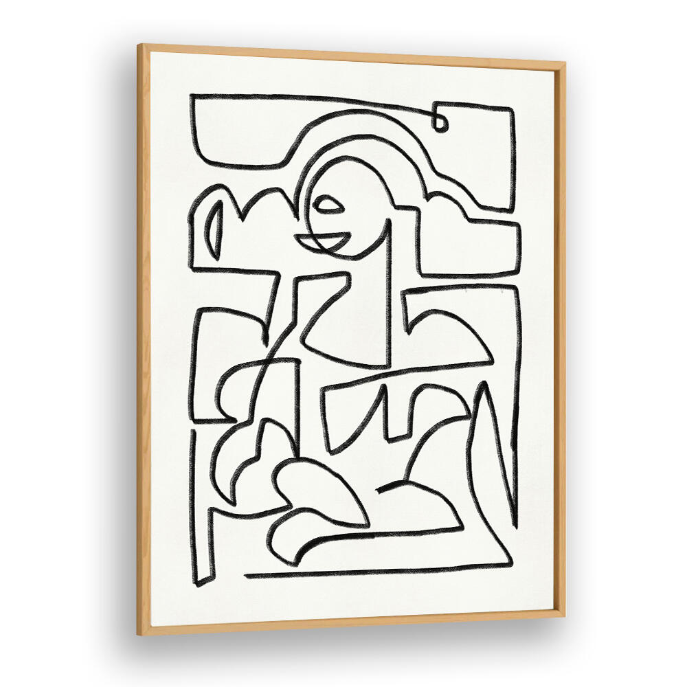 ABSTRACT CHALK LINE ART