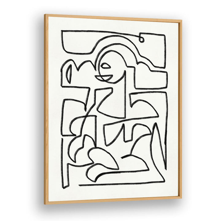 ABSTRACT CHALK LINE ART