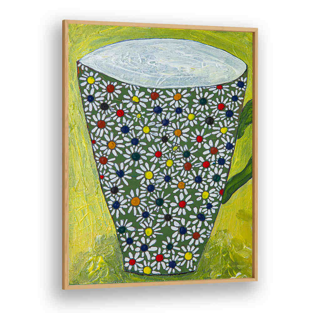 Brighten your kitchen with the Mug with Flowers, Kitchen Posters, adding vibrant charm and creativity to your space.