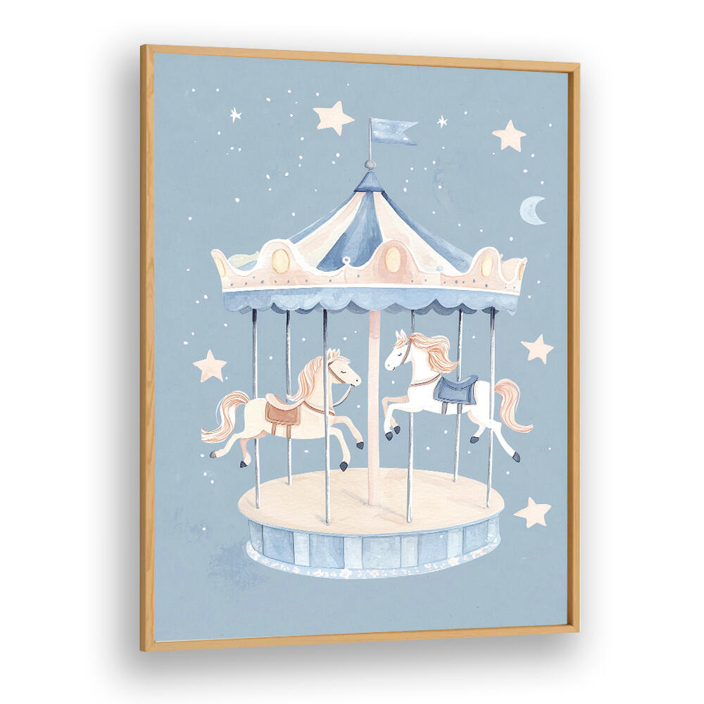 HORSE CAROUSEL , KIDS ROOM PAINTINGS