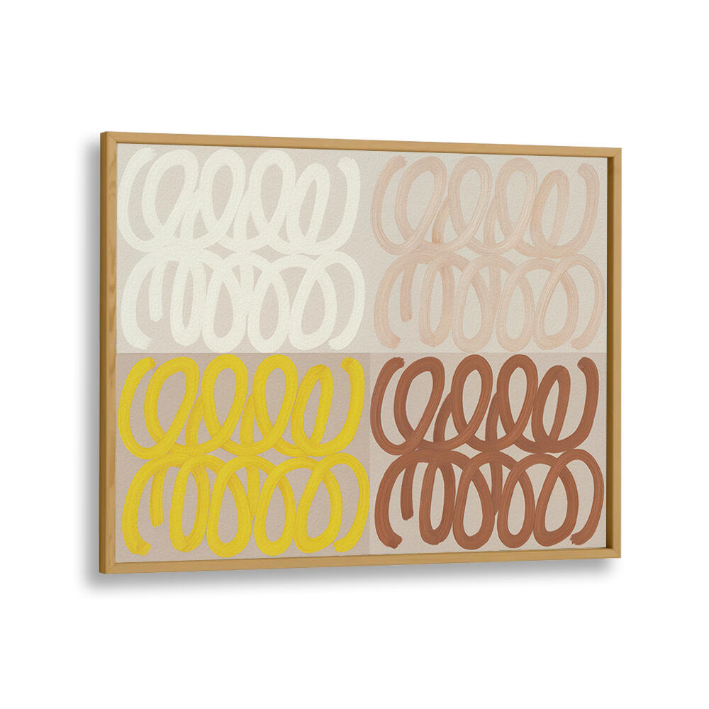 QUADRANTS OF LOOPS , ABSTRACT PAINTINGS