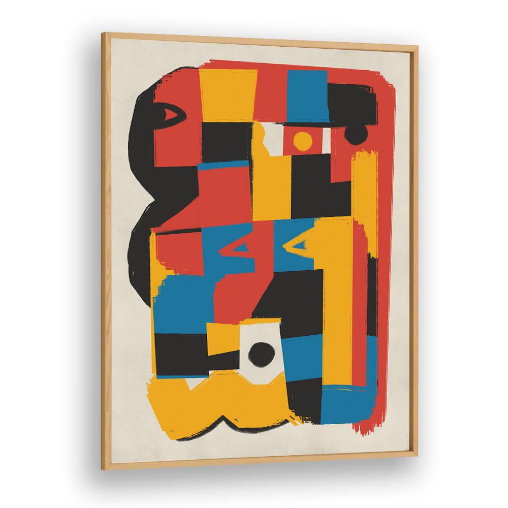 BAUHAUS ABSTRACT COLOR BLOCK , ABSTRACT PAINTINGS