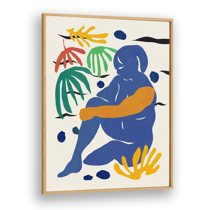 BLUE FIGURE ABSTRACT , COMIC POSTERS