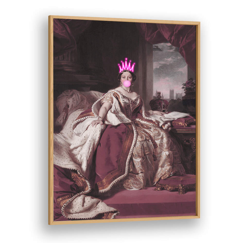 QUEEN VICTORIA BUBBLEGUM , ALTERED ART PRINTS