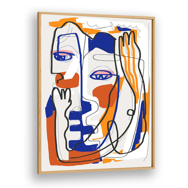 ABSTRACT LINE ART ROMANCE , POP ART PAINTINGS