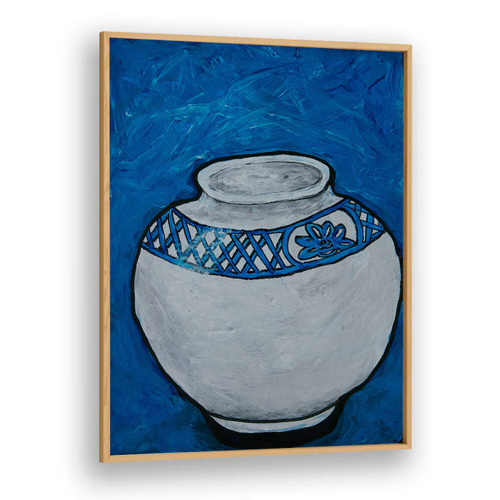 Stylish WHITE VASE WITH BLUE, KITCHEN POSTERS enhance your kitchen decor, adding charm and visual appeal.