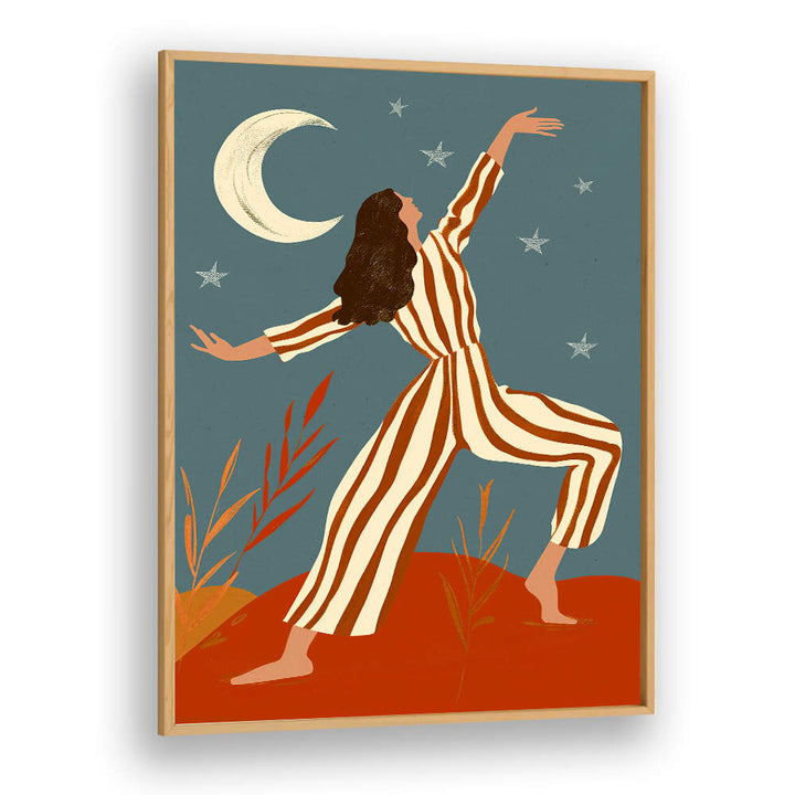 MOONLIT DANCE , PORTRAITS & FIGURATIVE ILLUSTRATIONS