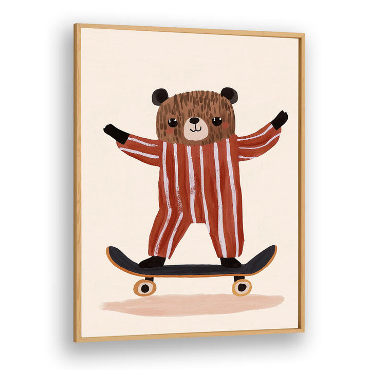 SKATER BEAR JOY , KIDS ROOM PAINTINGS