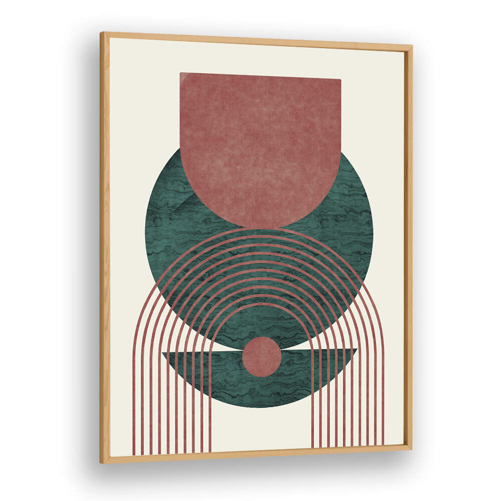 AQUAMARINE MARBLE GEOMETRIC DESIGN , BOHO ART PAINTINGS