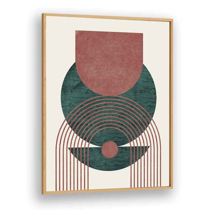 AQUAMARINE MARBLE GEOMETRIC DESIGN , BOHO ART PAINTINGS