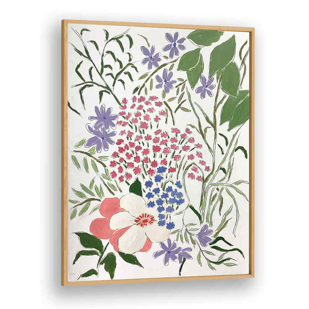 SUMMER BLOSSOMS , FLORAL FLOWER PAINTINGS