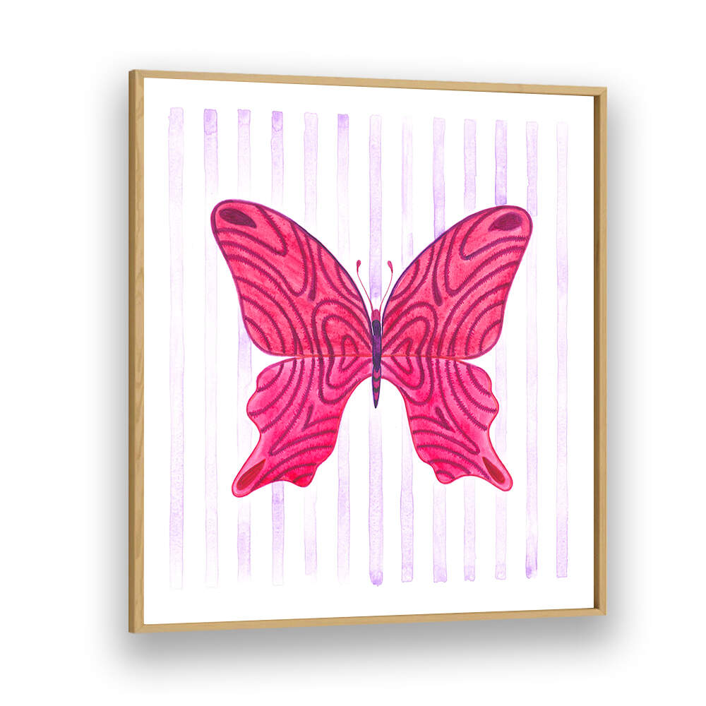 BUTTERFLY WITH STRIPES , FASHION POSTERS