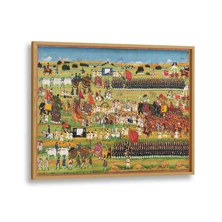 THE GRAND IMPERIAL PROCESSION , INDIAN ART PAINTINGS