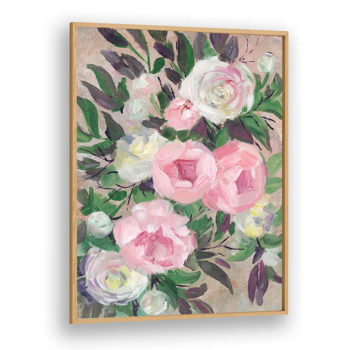 ZOYE PAINTERLY BOUQUET , FLORAL FLOWER PAINTINGS