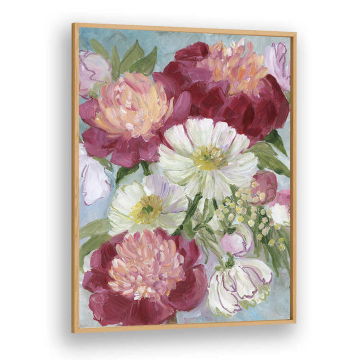 ELEANORA PAINTERLY FLORALS , FLORAL FLOWER PAINTINGS