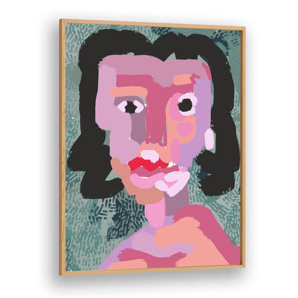 ABSTRACT PORTRAIT PAINTING , PORTRAITS & FIGURATIVE ILLUSTRATIONS