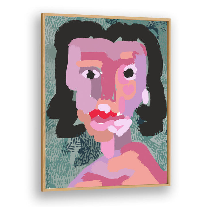 ABSTRACT PORTRAIT PAINTING , PORTRAITS & FIGURATIVE ILLUSTRATIONS