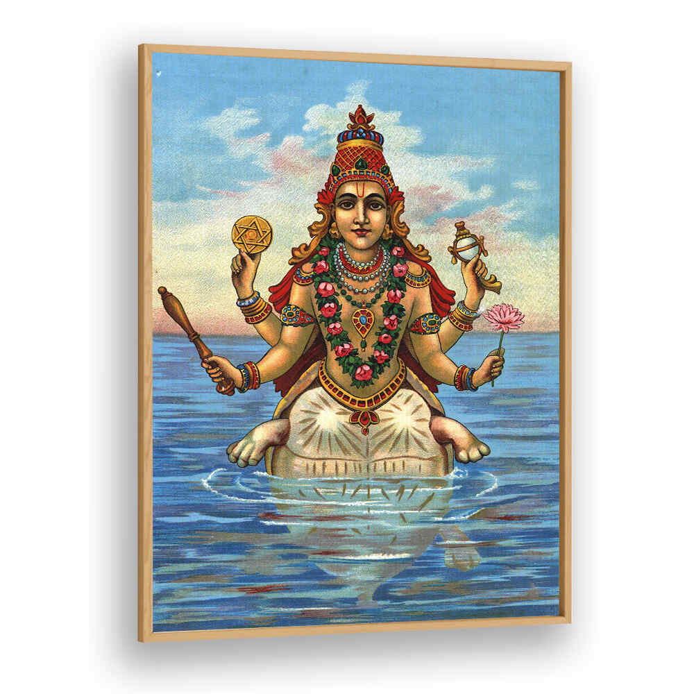 KURMA AVATAR , INDIAN ART PAINTINGS