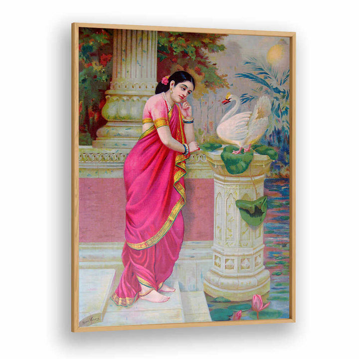 HANSA DAMAYANTHI , INDIAN ART PAINTINGS