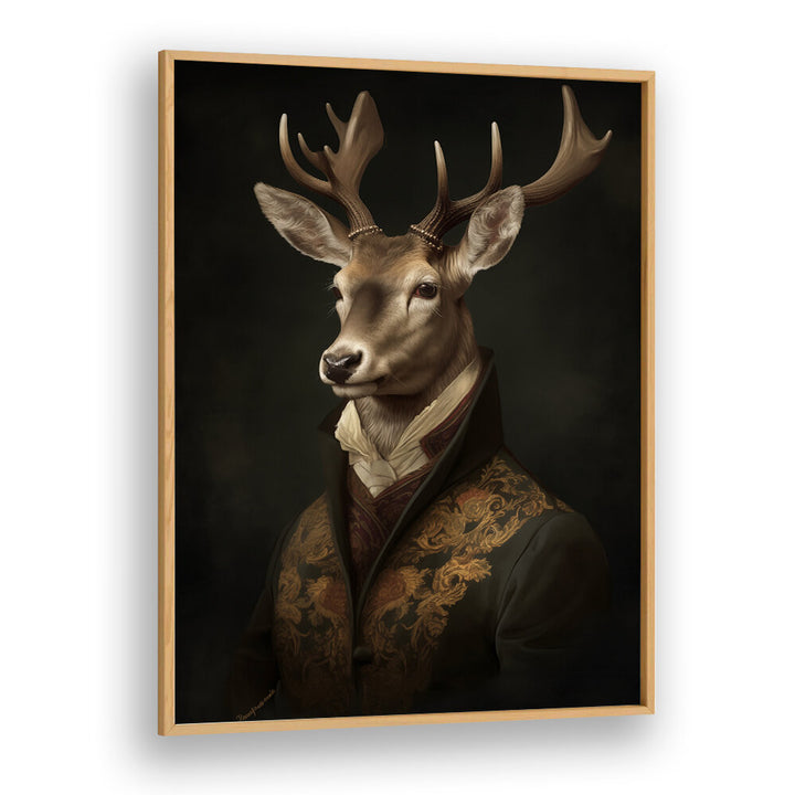 STAG PORTRAIT , ANIMAL PAINTINGS