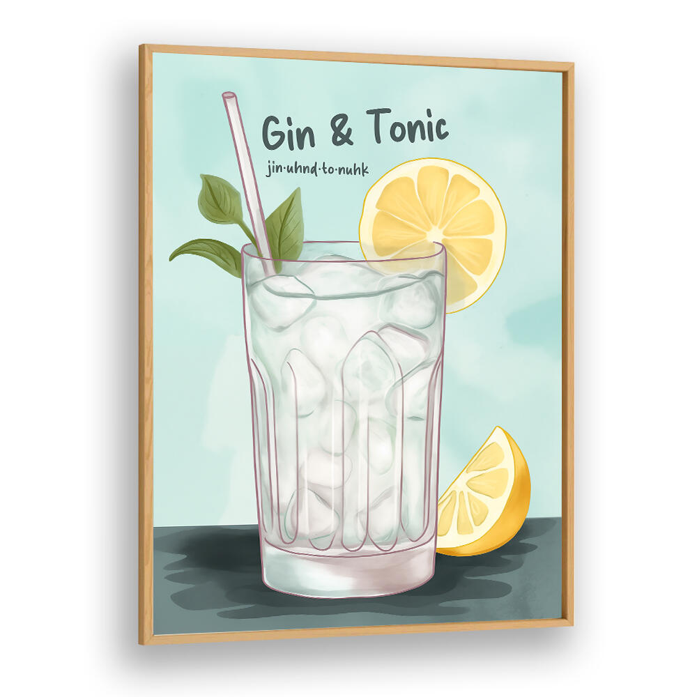 GIN AND TONIC , BAR & CAFE ART