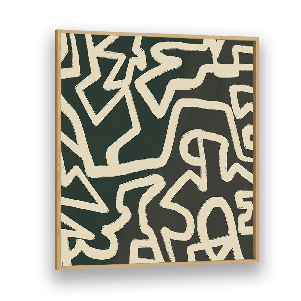 ABSTRACT LINE ART MAZE PATTERN , ABSTRACT PAINTINGS