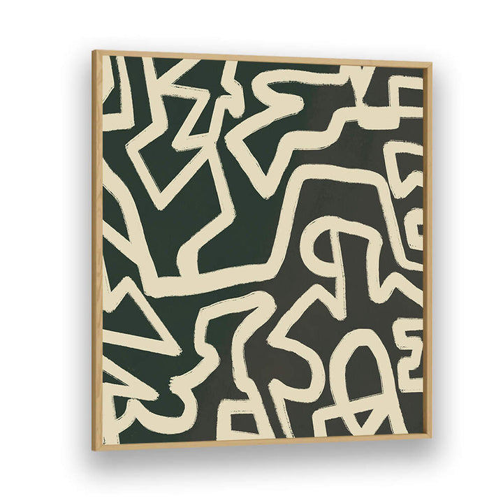 ABSTRACT LINE ART MAZE PATTERN , ABSTRACT PAINTINGS