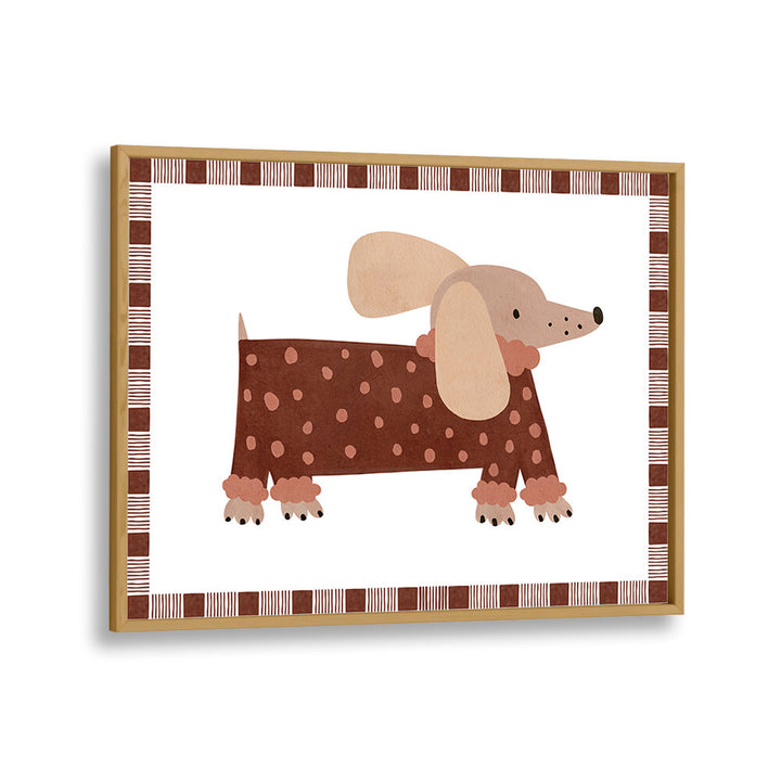 DOTTED DACHSHUND , KIDS ROOM PAINTINGS