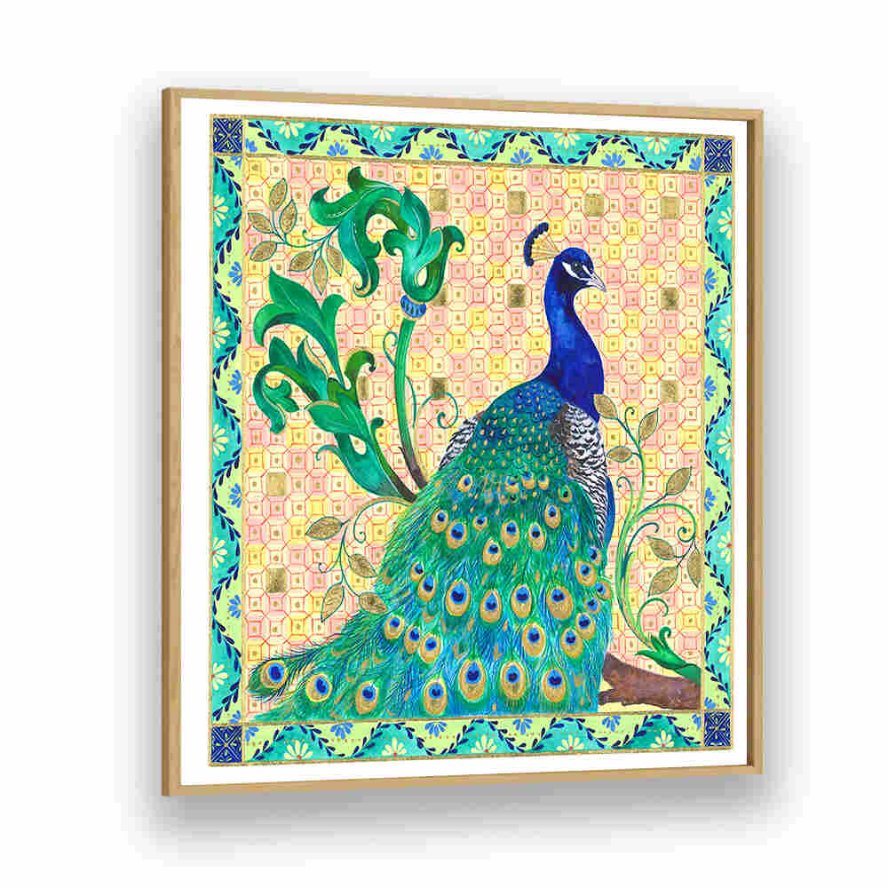 FLORENTINE PEACOCK , ANIMAL PAINTINGS