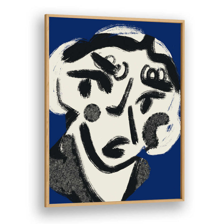 MADAME IN BLUE , PORTRAITS & FIGURATIVE ILLUSTRATIONS