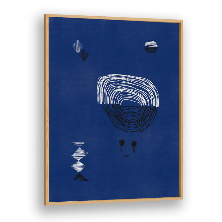 BLUE LINE SKETCH , ABSTRACT PAINTINGS