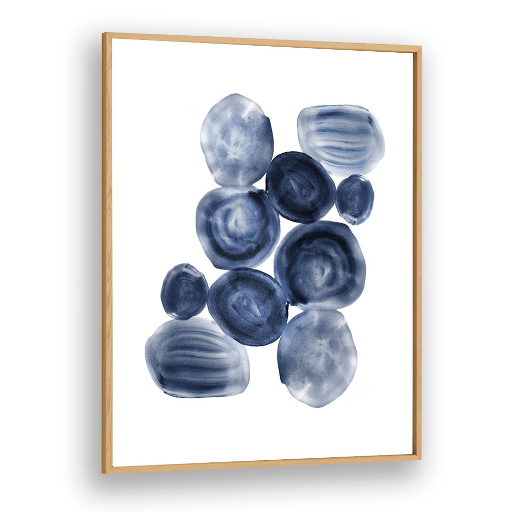 Sophisticated INDIGOPOOLS Abstract Paintings featuring calming blue tones, perfect for elevating modern living spaces.