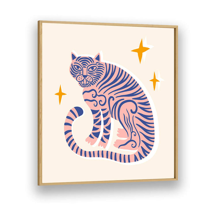 BOHO TIGER , KIDS ROOM PAINTINGS