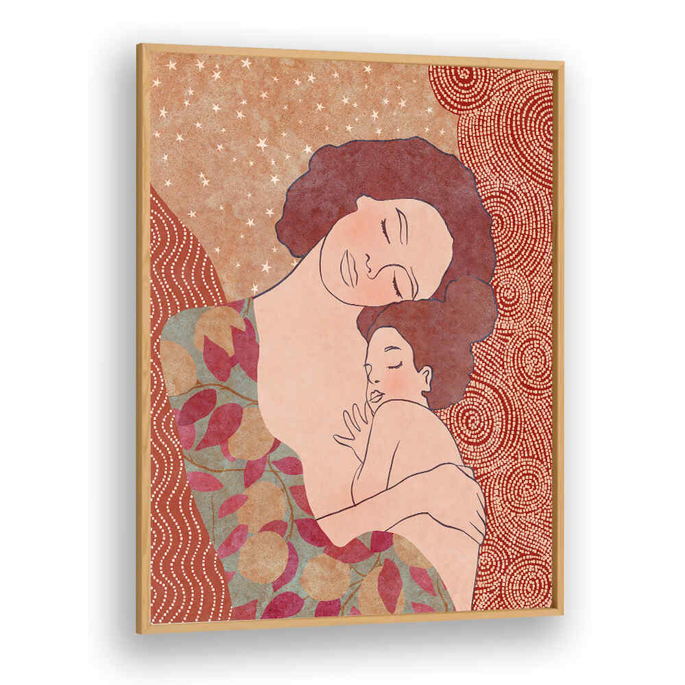 MOTHER AND DAUGHTER , PORTRAITS & FIGURATIVE ILLUSTRATIONS