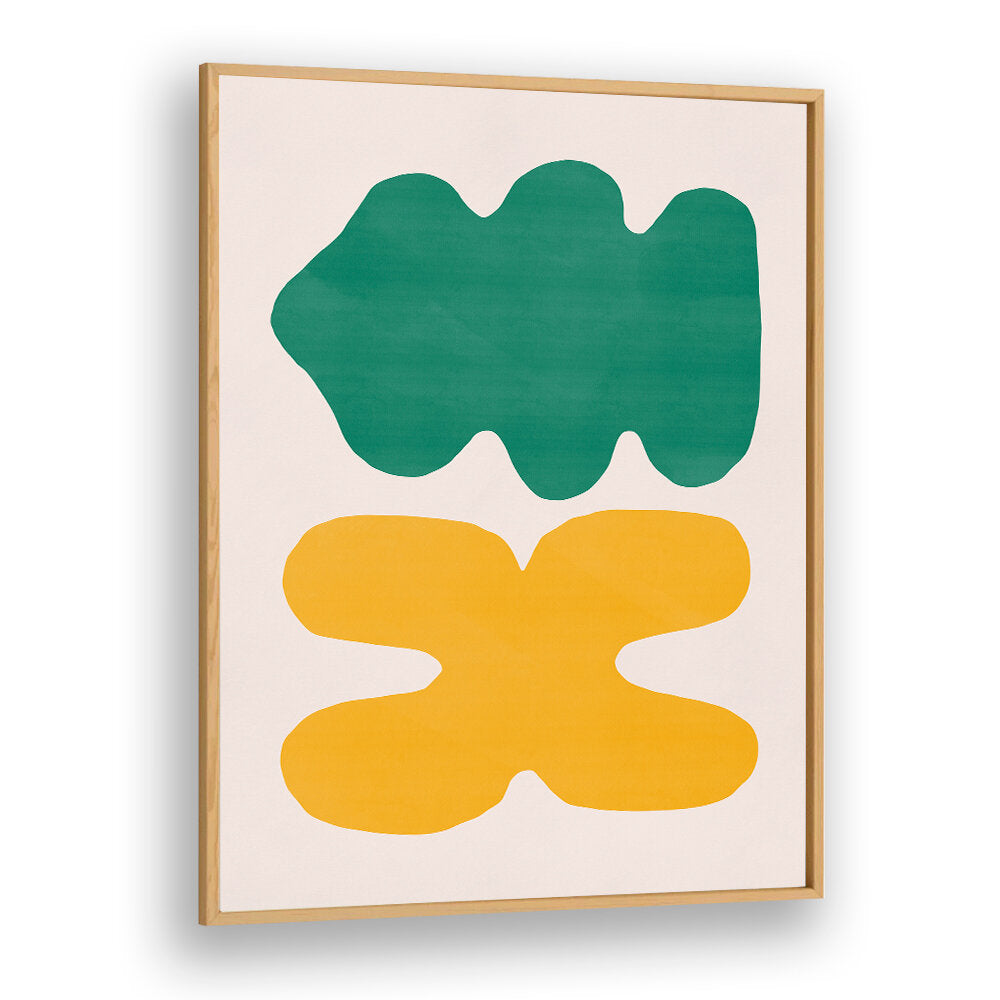 ORGANIC SHAPES IN GREEN AND YELLOW