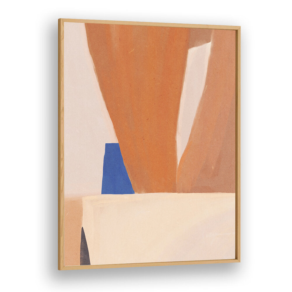 WARM EARTH SHAPES , ABSTRACT PAINTINGS