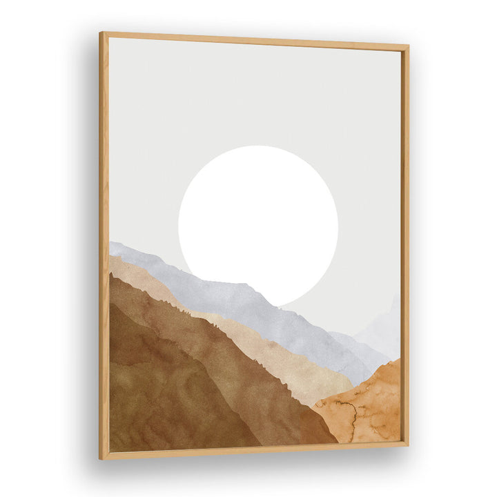 BOHO MOON AND MOUNTAINS , LANDSCAPE PAINTINGS