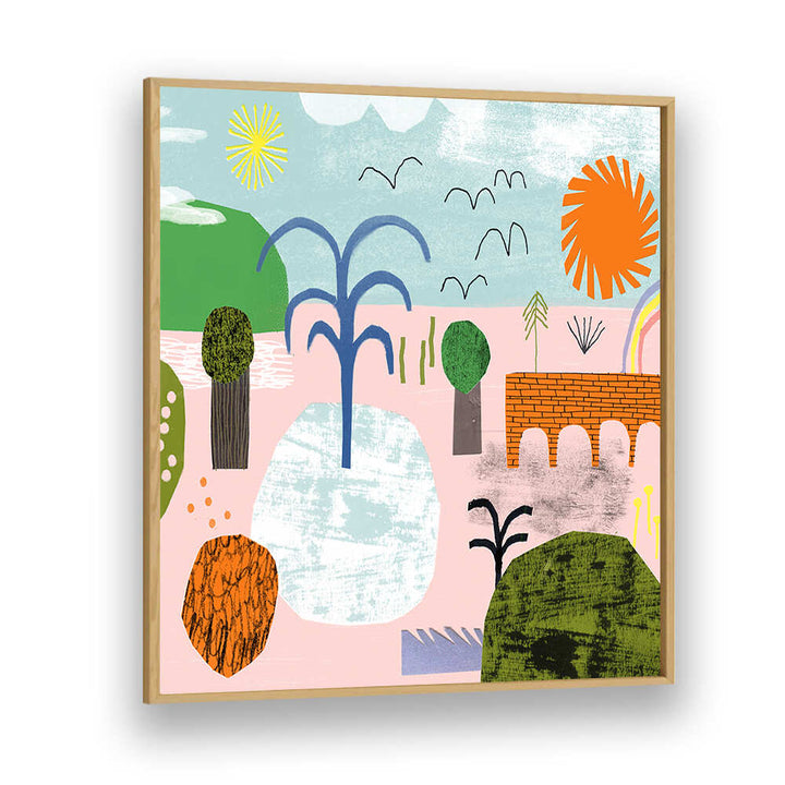 WHIMSICAL LANDSCAPE , KIDS ROOM PAINTINGS