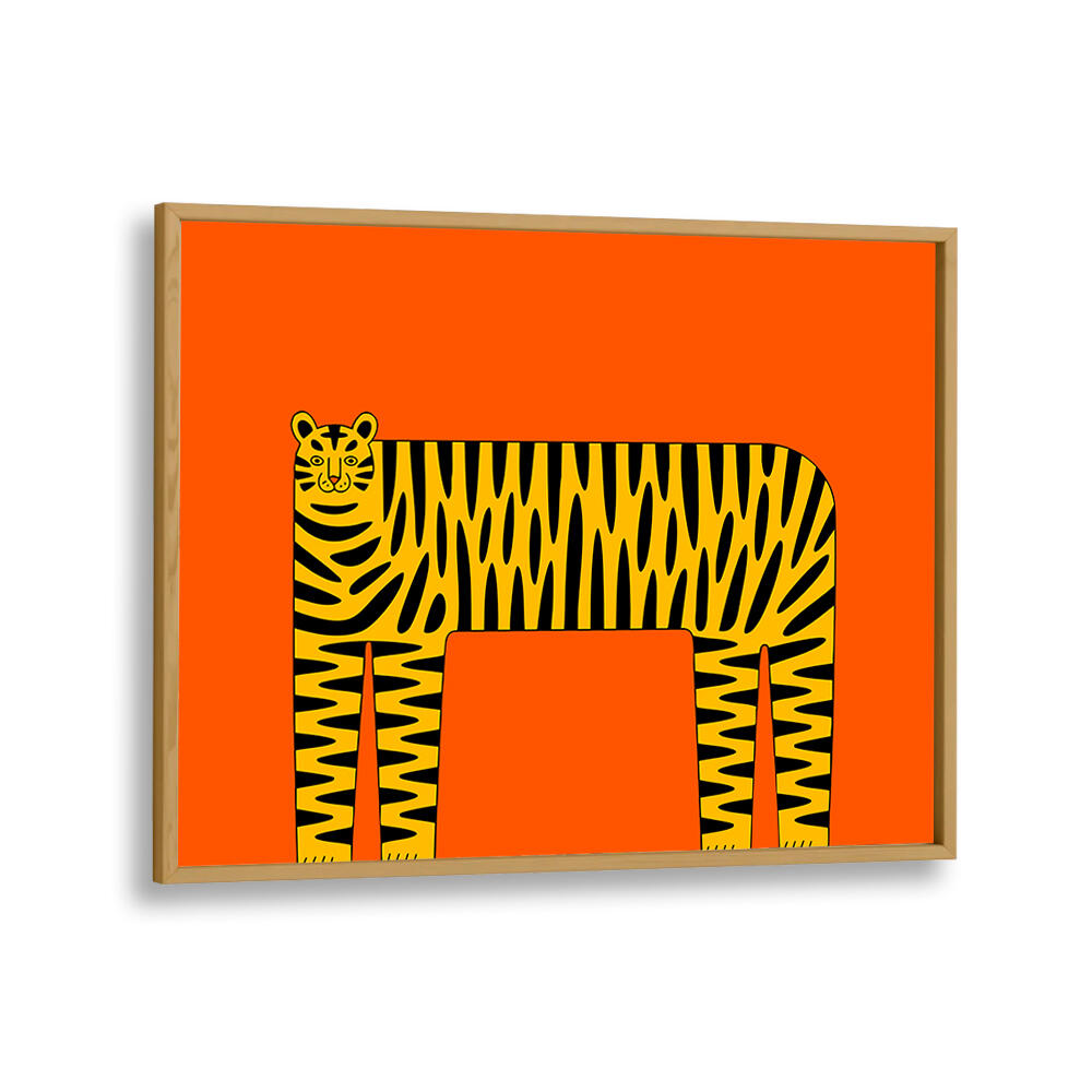 THE ABSTRACT TIGER , ANIMAL PAINTINGS