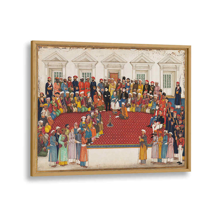 COURT OF MANY NATIONS , INDIAN ART PAINTINGS