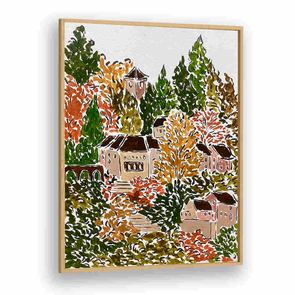 AUTUMN IN BAVARIA , FLORAL FLOWER PAINTINGS