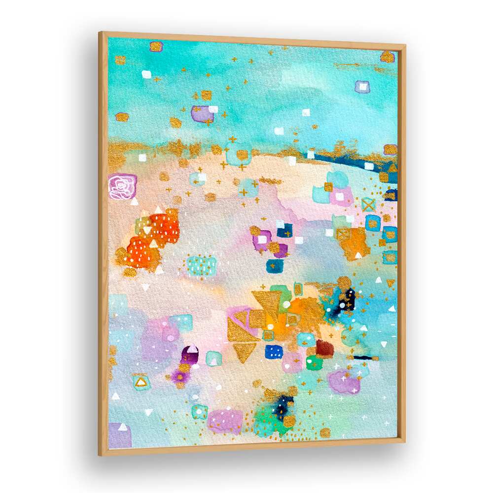 THE AQUARIANS , ABSTRACT PAINTINGS