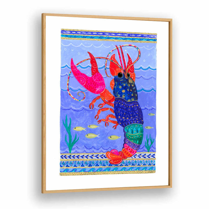 VIBRANT SEA LOBSTER , BEACH PAINTINGS