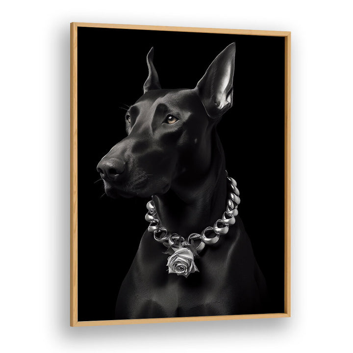 THE DOBERMAN , ANIMAL PAINTINGS